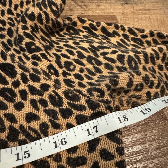 Ann Taylor LOFT Leopard Print Pullover Sweater Size S Office Career Comfort READ - Picture 7 of 9